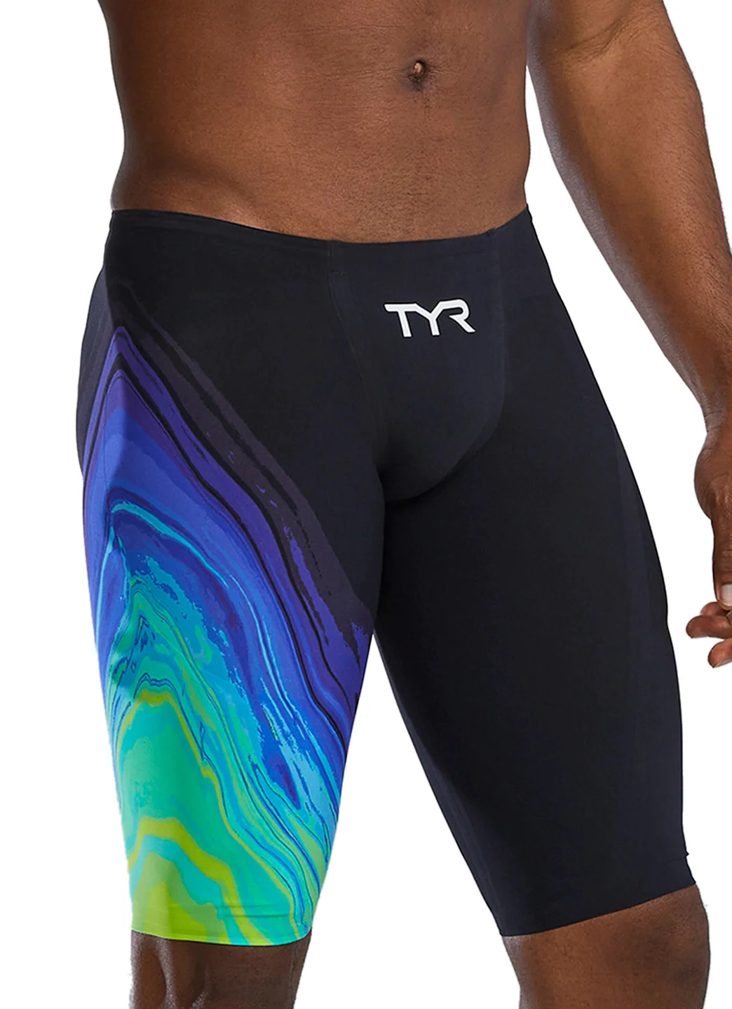 TYR Men's Venzo Volconyx Jammer Tech Suit Swimsuit - Image 6