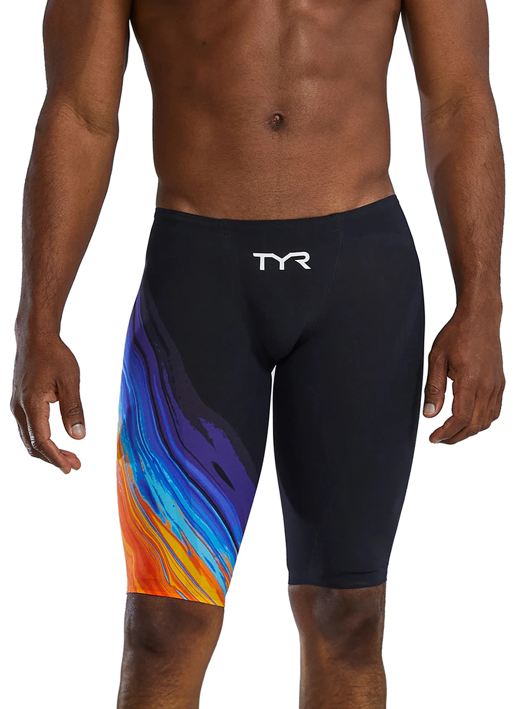 TYR Men's Venzo Volconyx Jammer Tech Suit Swimsuit - Image 8