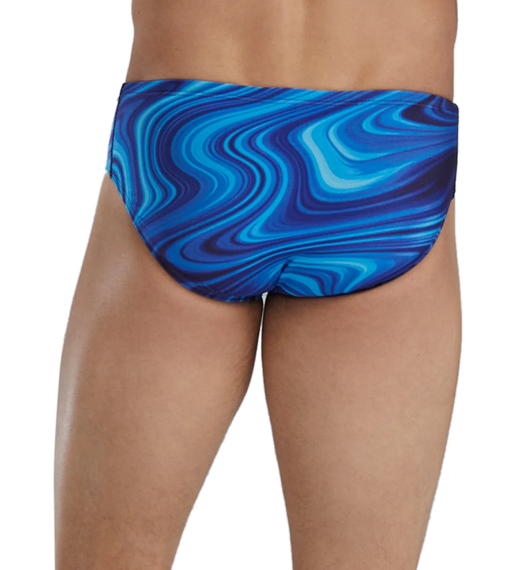 TYR Men's Vitality Durafast Elite Racer Brief Swimsuit - Image 14