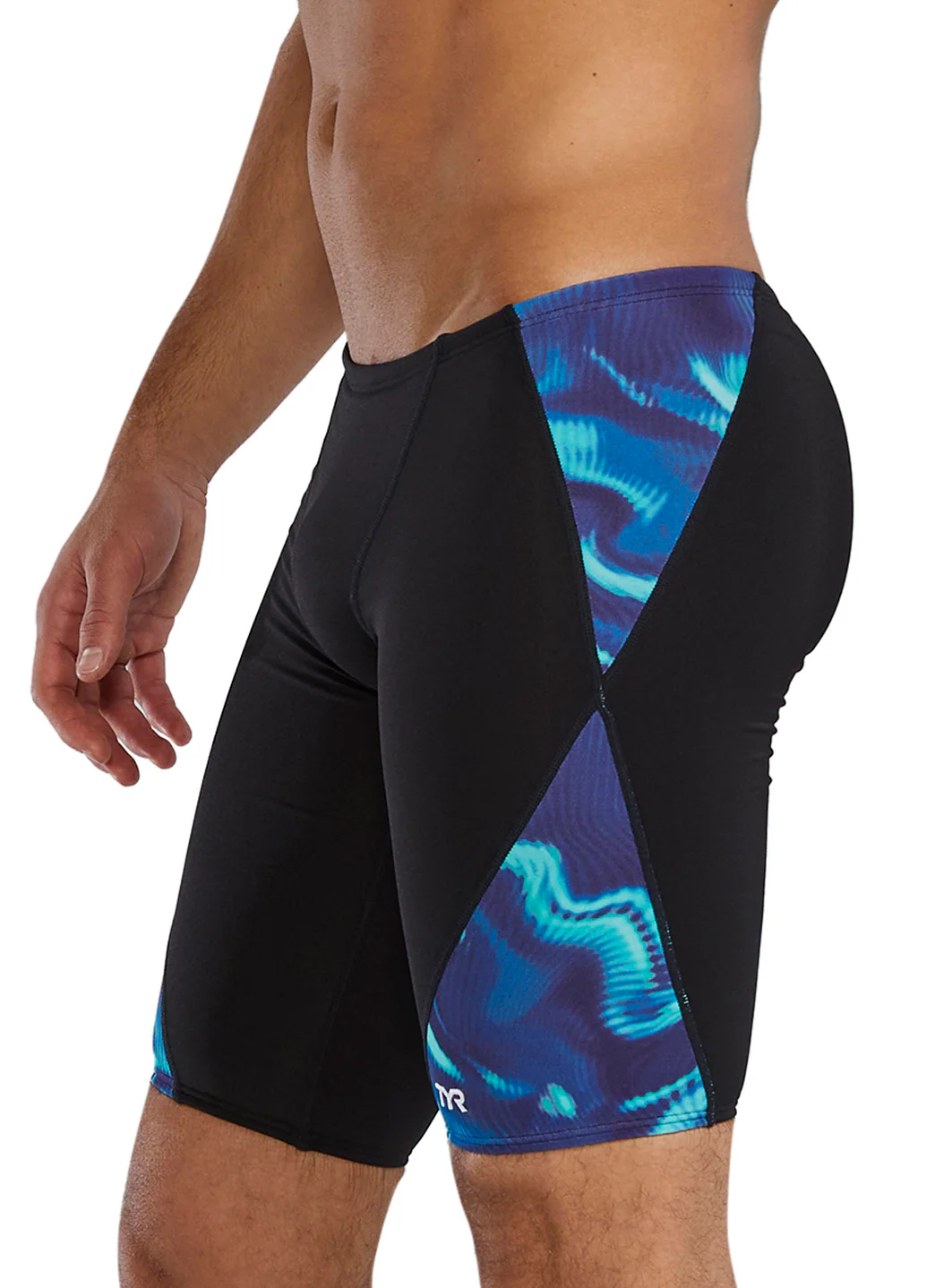 TYR Men's Waveform Durafast Elite Blade Splice Jammer Swimsuit - Image 14