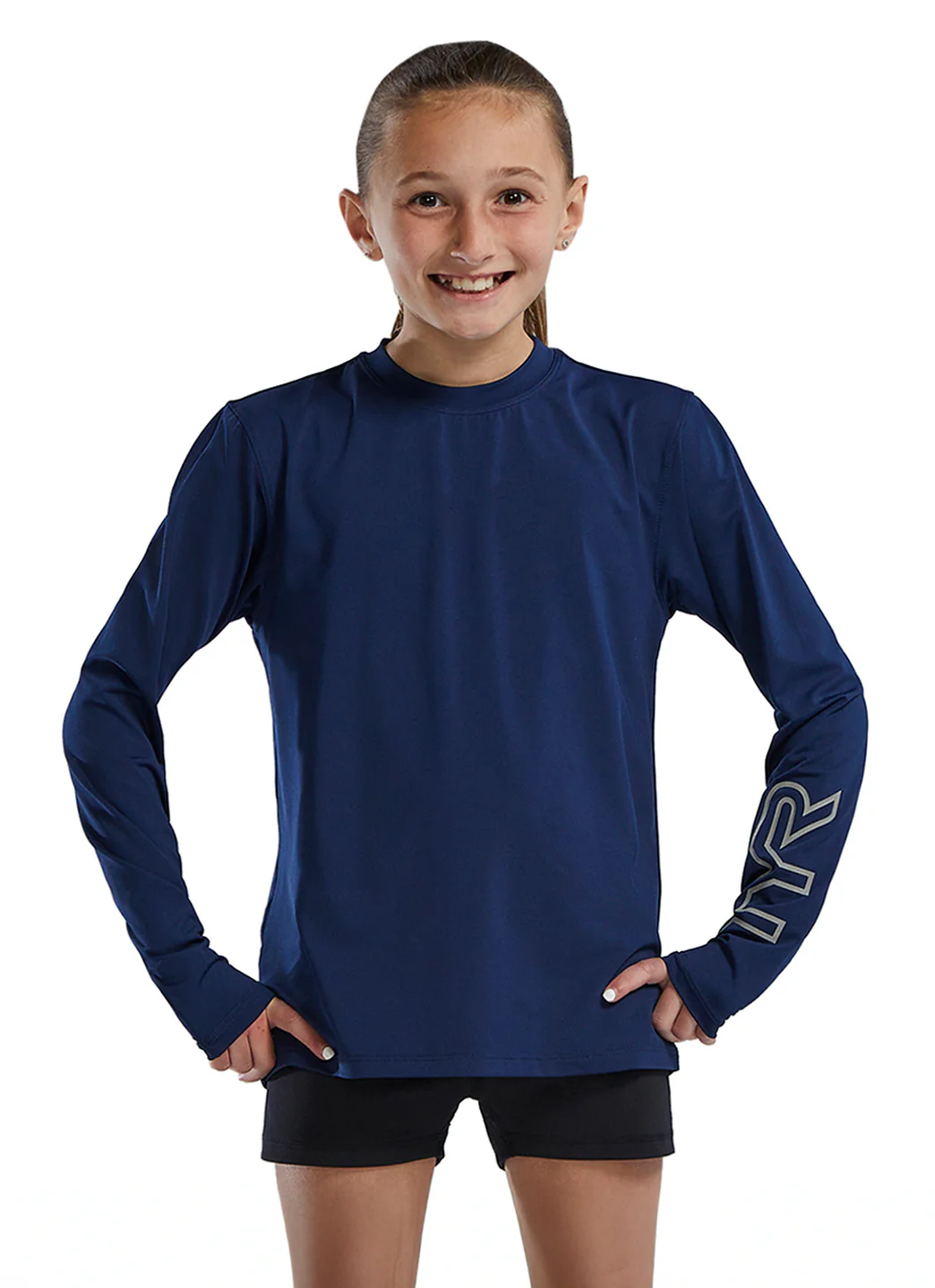 TYR Unisex SunDefense Long Sleeve Rash Guard (Little Kid, Big Kid) - Image 13