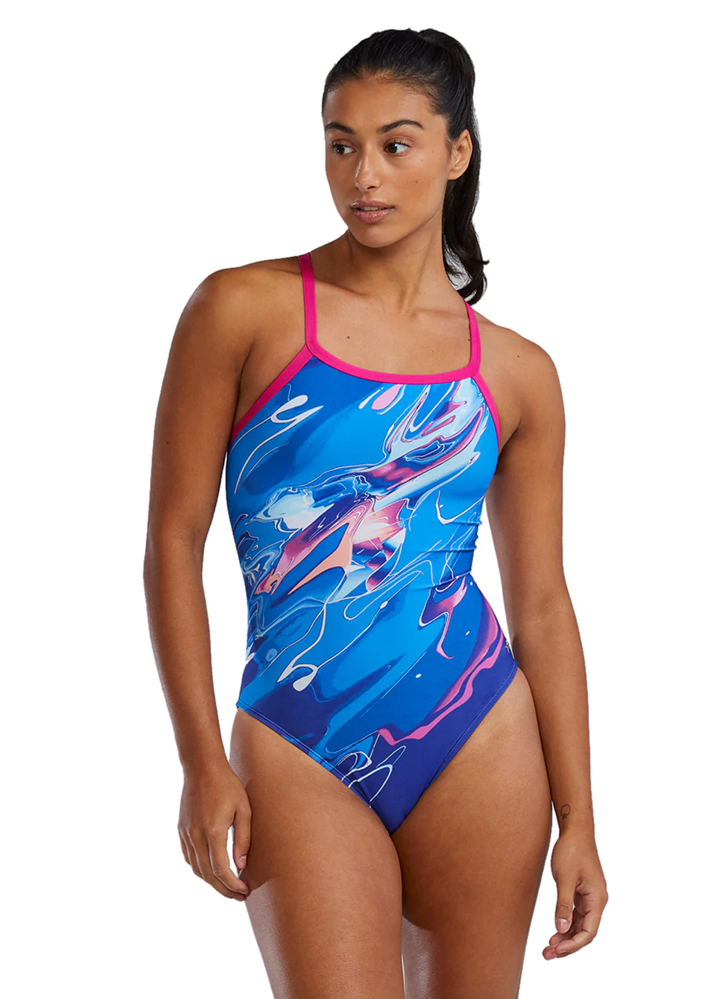 TYR Women's Abstractai Durafast Elite Diamondfit One Piece Swimsuit - Image 2