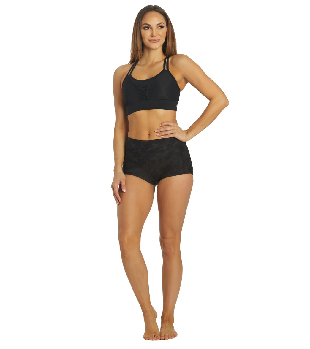 TYR Women's Blackout Camo Casey Boyshort Bikini Bottom - Image 4