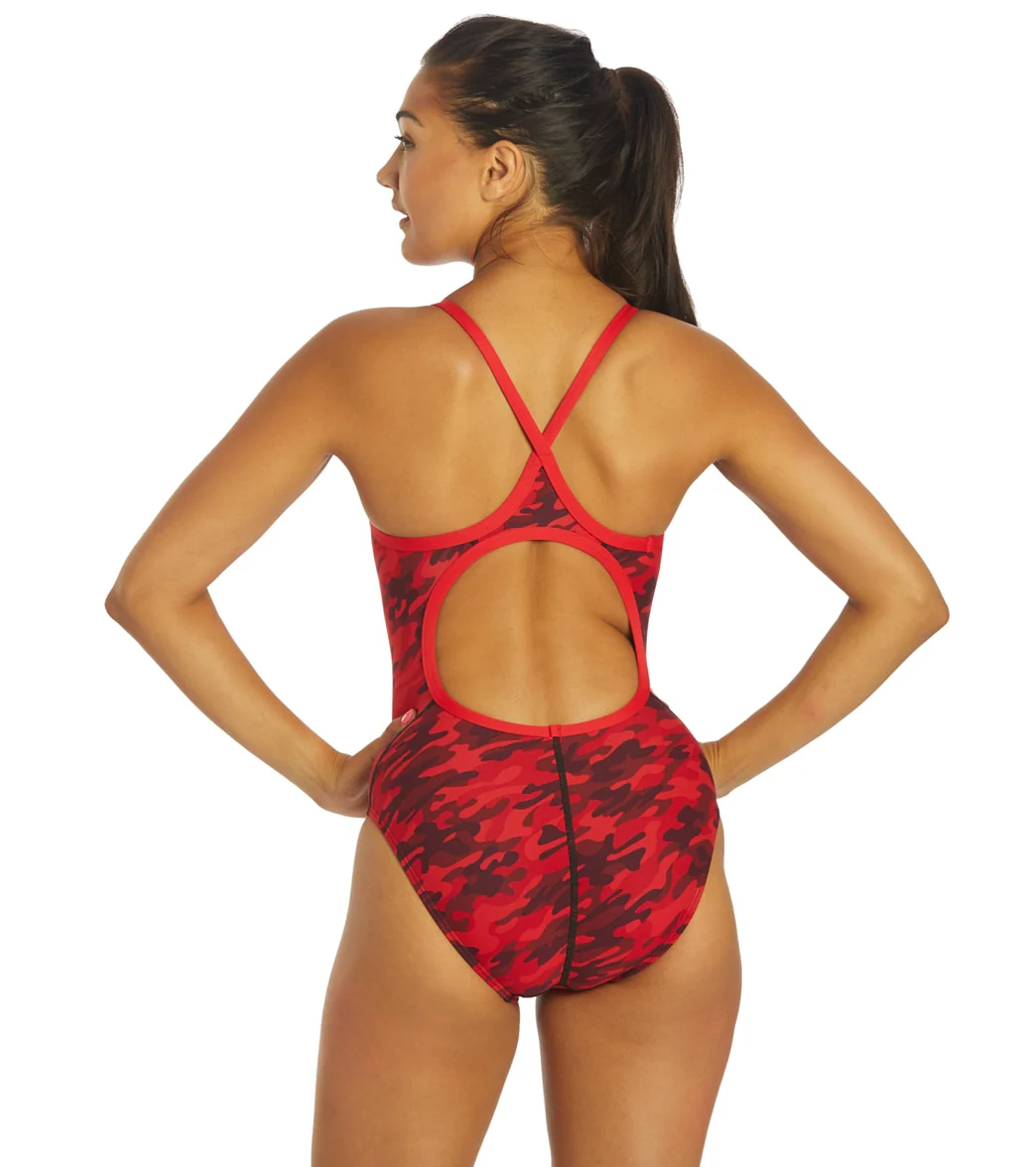 TYR Women's Camo Diamondfit One Piece Swimsuit - Image 13
