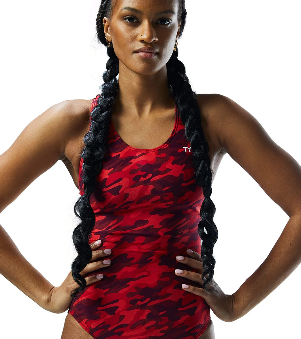 TYR Women's Camo Maxfit One Piece Swimsuit - Image 15