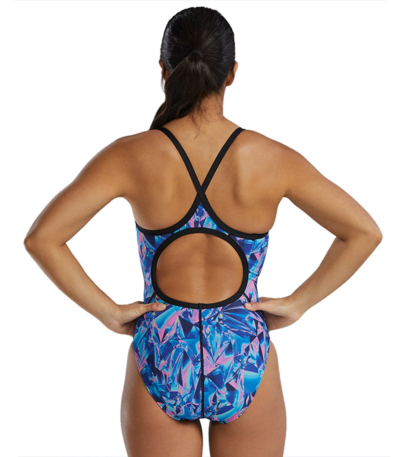 TYR Women's Crystalized Durafast Elite Diamondfit One Piece Swimsuit - Image 5