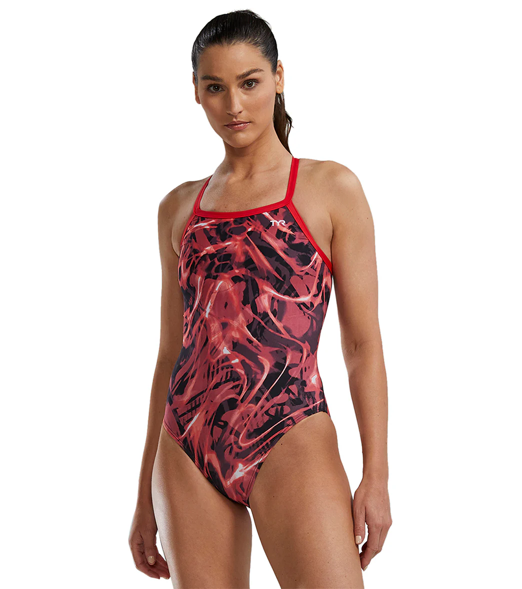 TYR Women's Electro Diamondift One Piece Swimsuit - Image 19