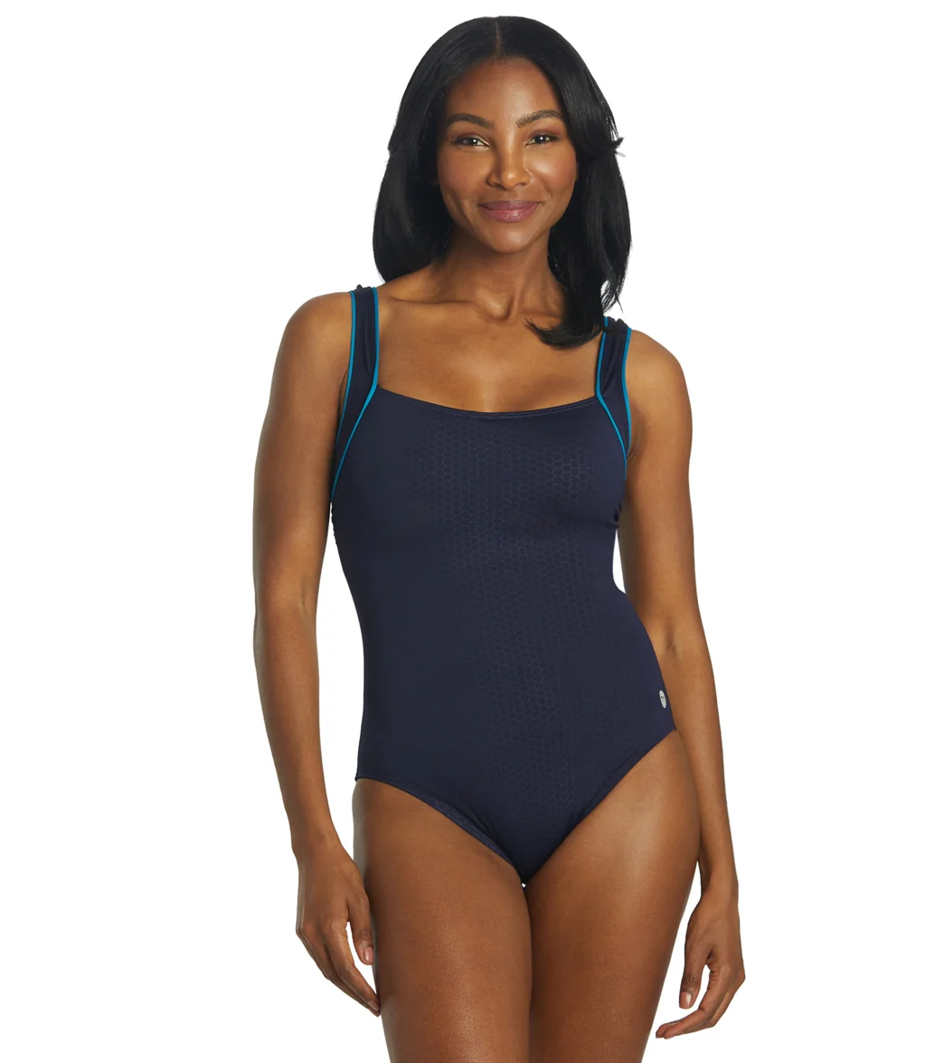 TYR Women's Hexa Square Neck Controlfit One Piece Swimsuit - Image 7