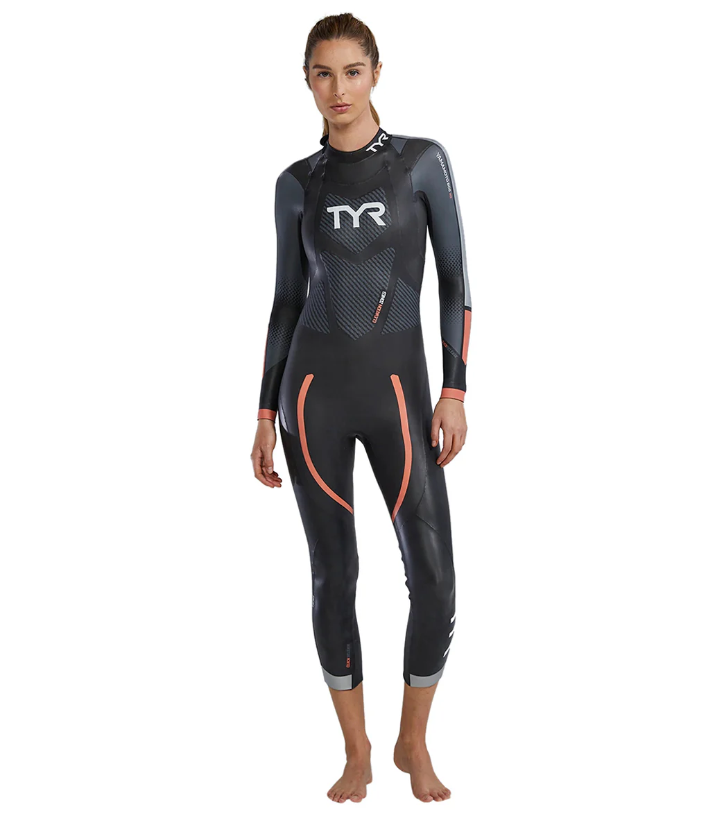 TYR Women's Hurricane Cat 3 Fullsleeve Triathlon Wetsuit - Image 2