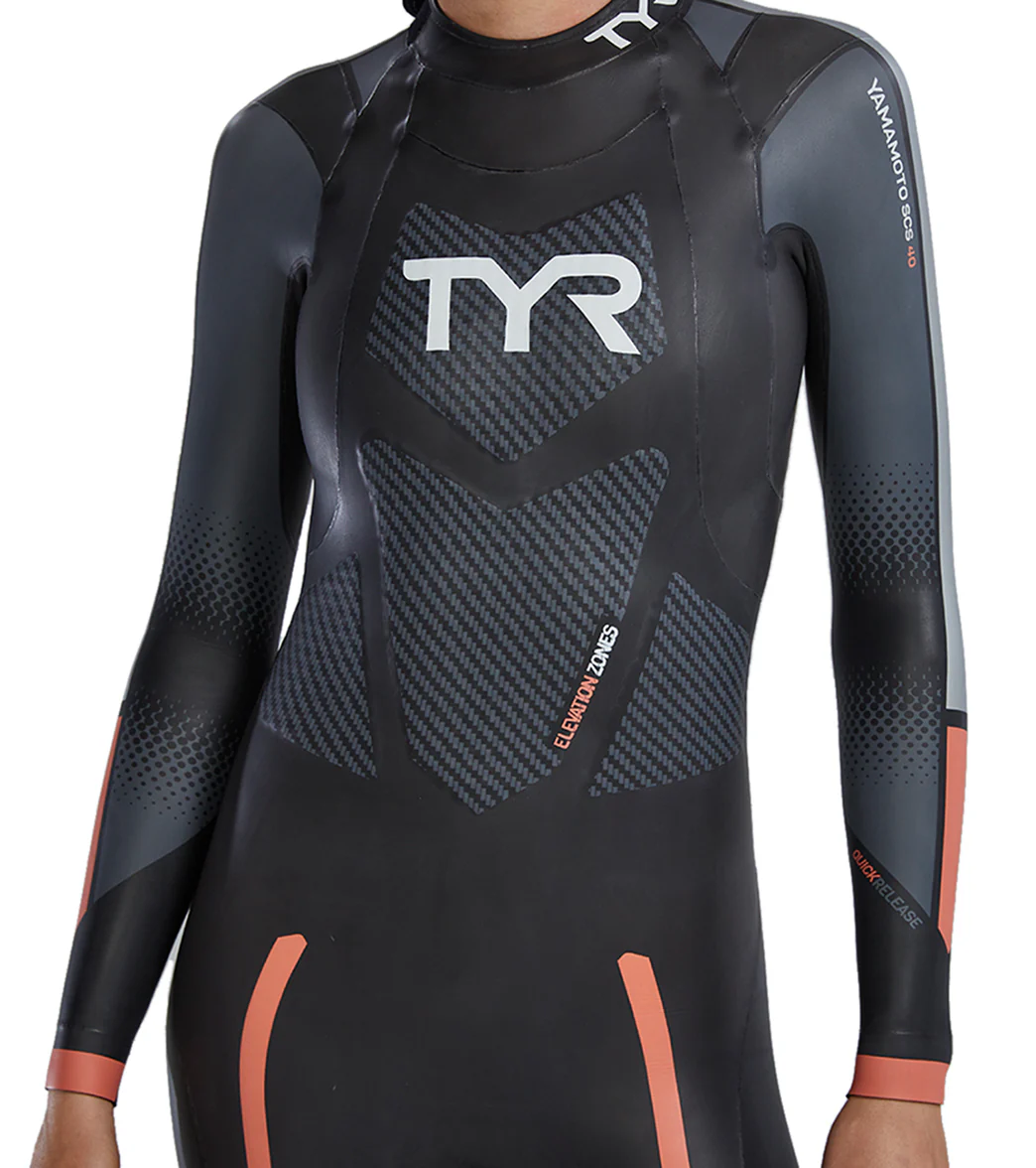 TYR Women's Hurricane Cat 3 Fullsleeve Triathlon Wetsuit - Image 7