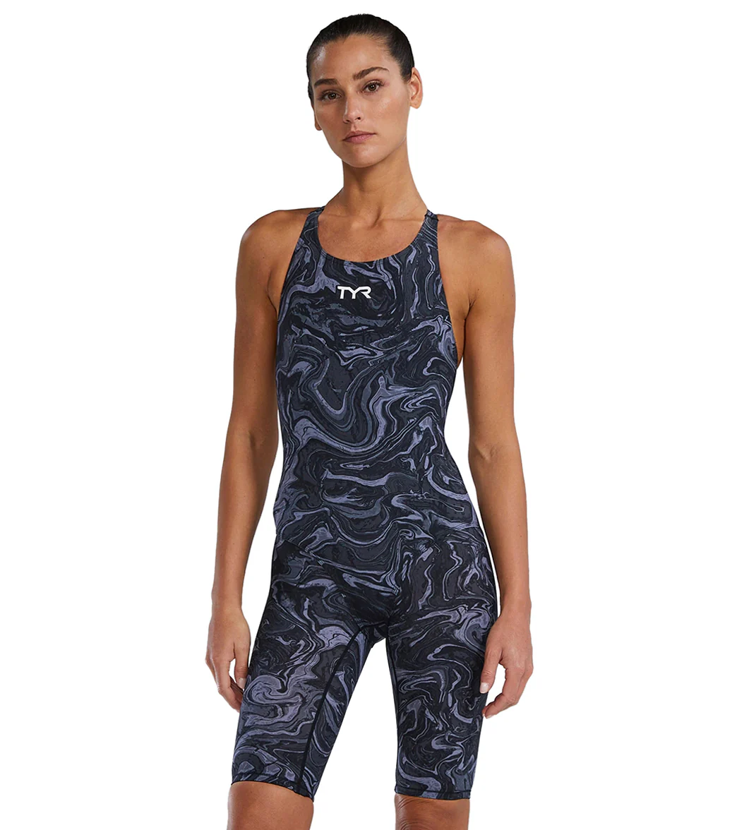 TYR Women's Hyperblitz Thresher Open Back Tech Suit Swimsuit - Image 3