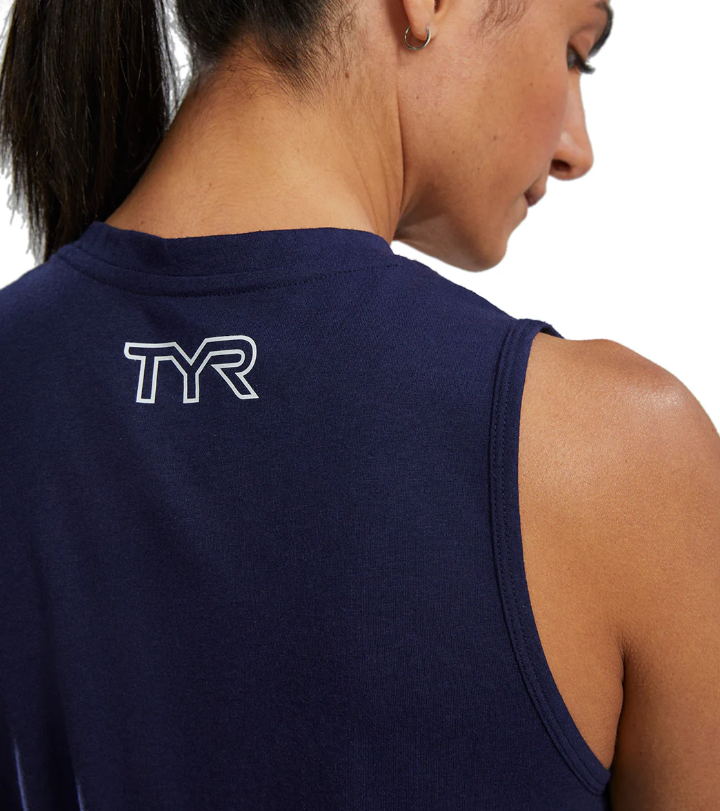 TYR Women's Lightweight Ultrasoft Crop Tank Top - Image 48