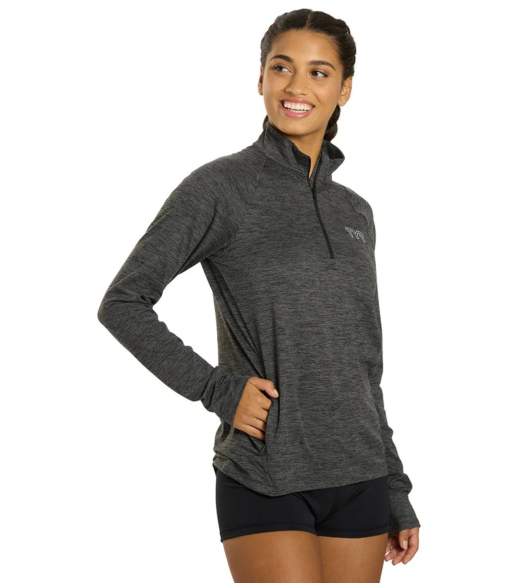 TYR Women's Long Sleeve Quarter Zip - Image 2