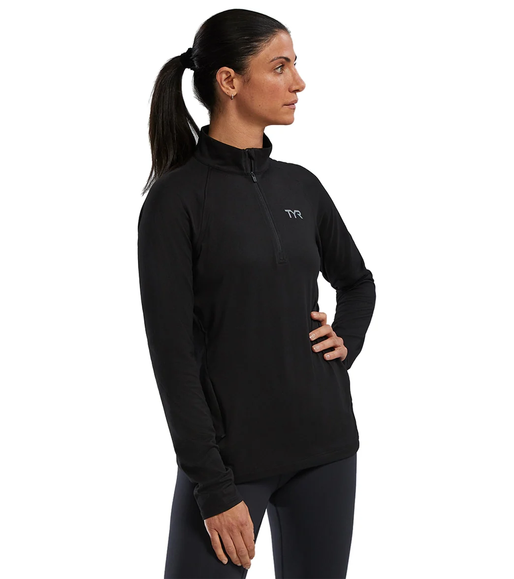 TYR Women's Long Sleeve Quarter Zip - Image 20