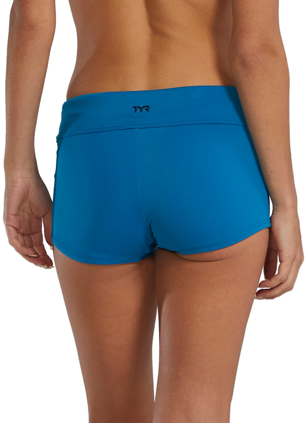TYR Women's Solid Della Boyshort Bikini Bottom - Image 4