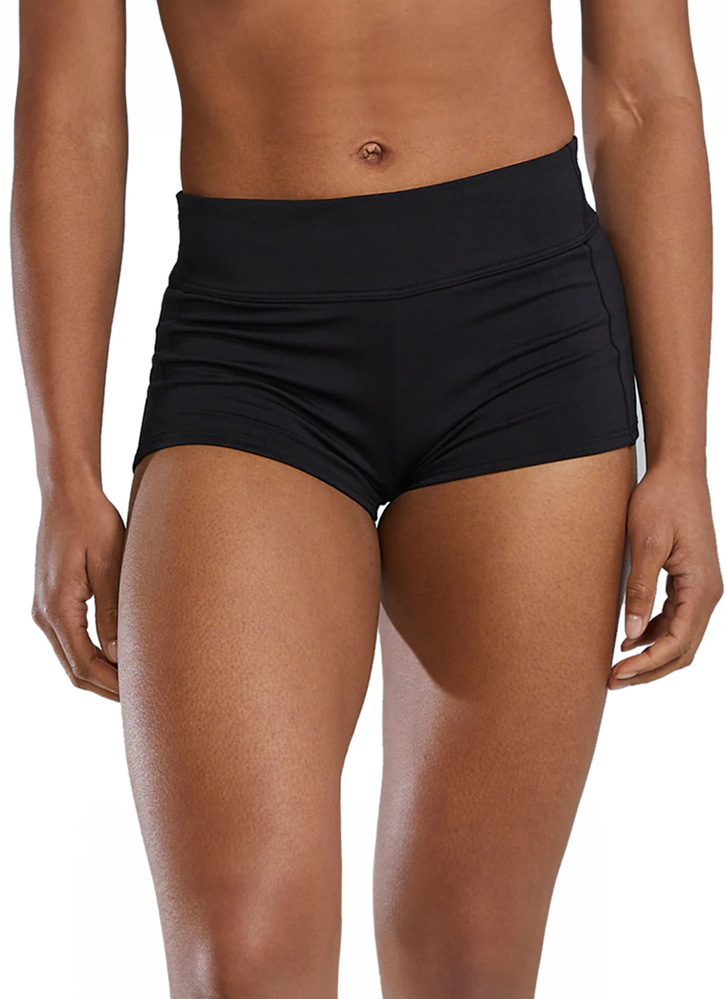 TYR Women's Solid Durafast Elite Casey Boyshort Bikini Bottom - Image 3