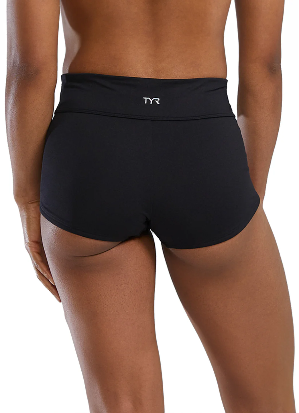 TYR Women's Solid Durafast Elite Casey Boyshort Bikini Bottom - Image 5