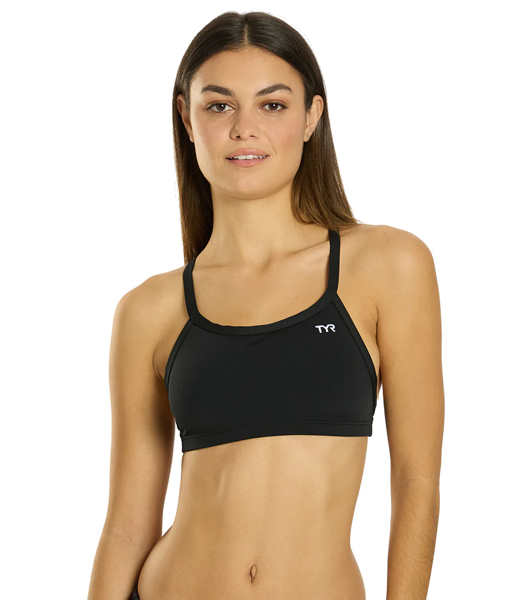 TYR Women's Solid Durafast One Diamondfit Bikini Top - Image 7