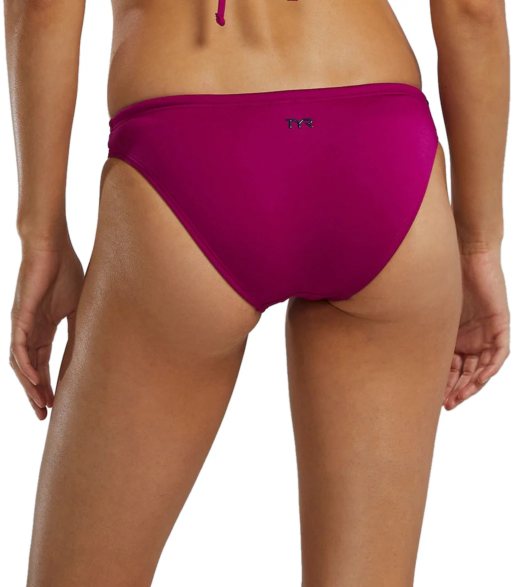 TYR Women's Solid Full Coverage Bikini Bottom - Image 49