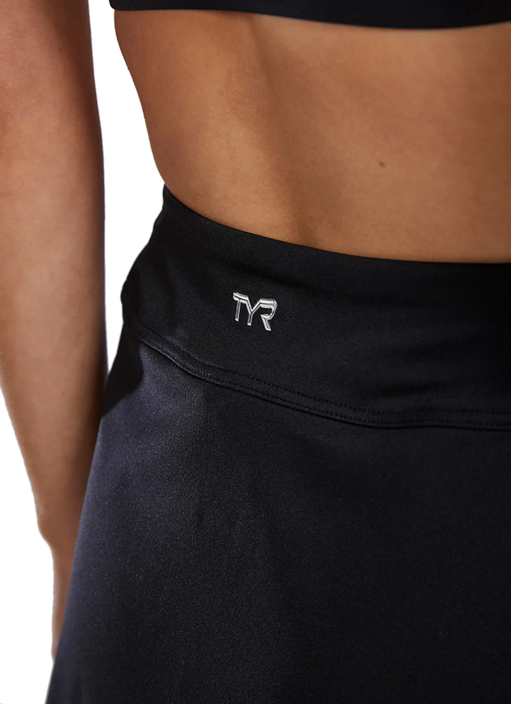 TYR Women's Solid High Wasited Swim Skort - Image 9