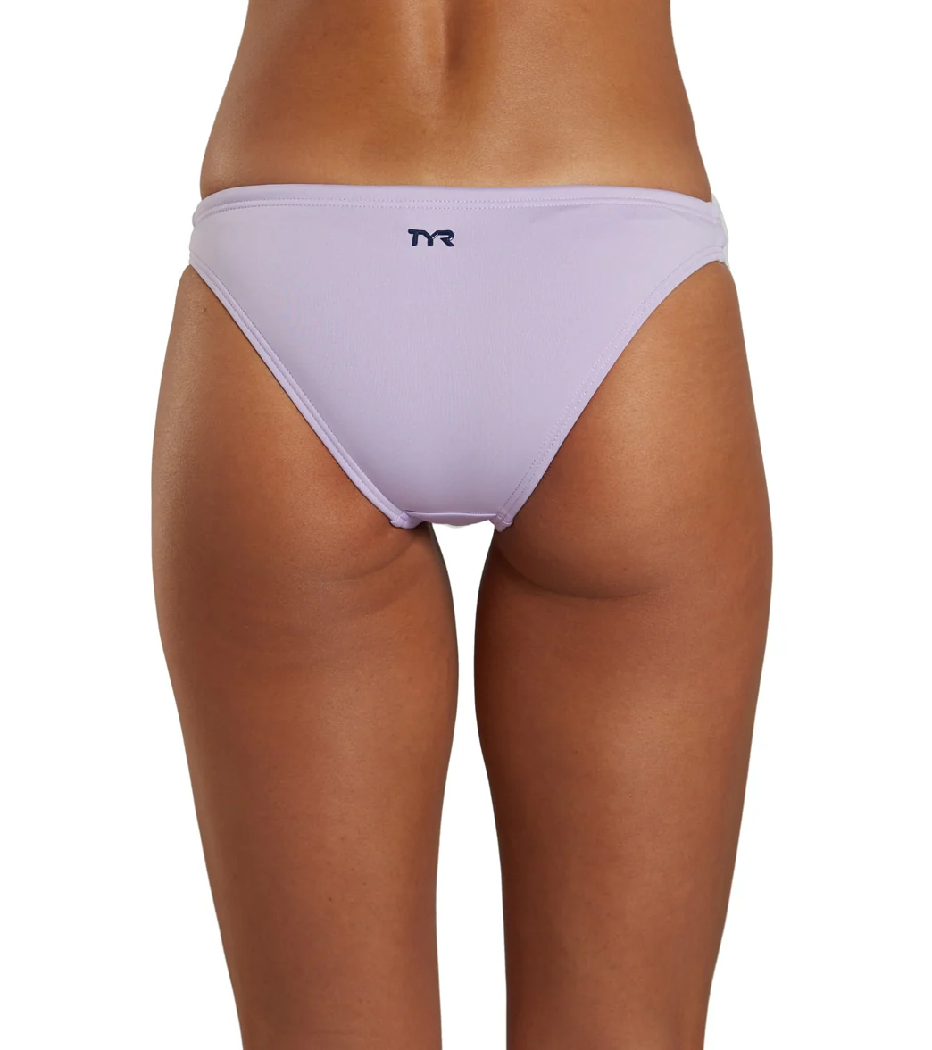 TYR Women's Solid Mini Bikini Bottom - Image 4