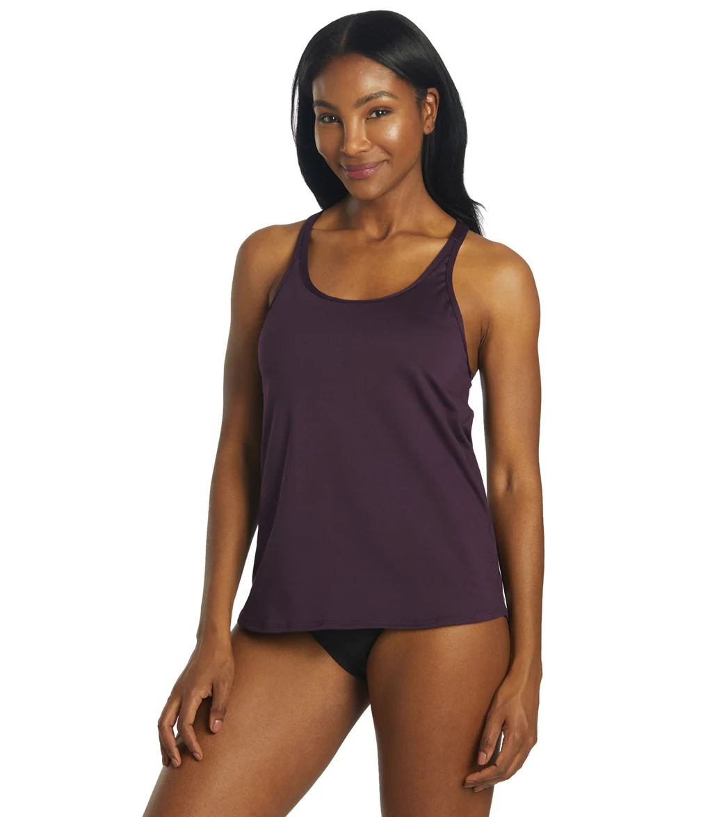 TYR Women's Solid Taylor Tankini Top - Image 5