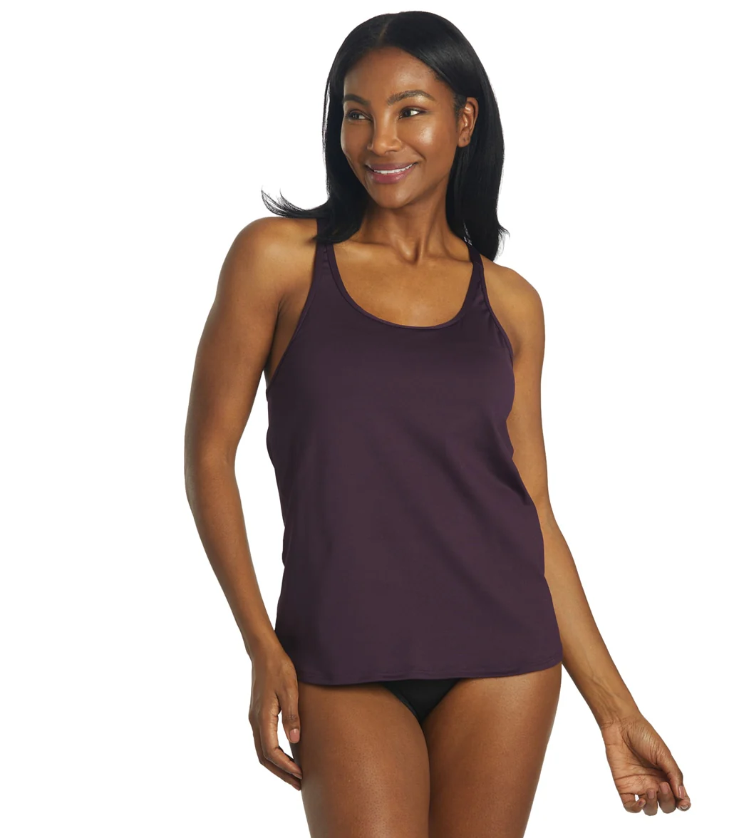 TYR Women's Solid Taylor Tankini Top - Image 7