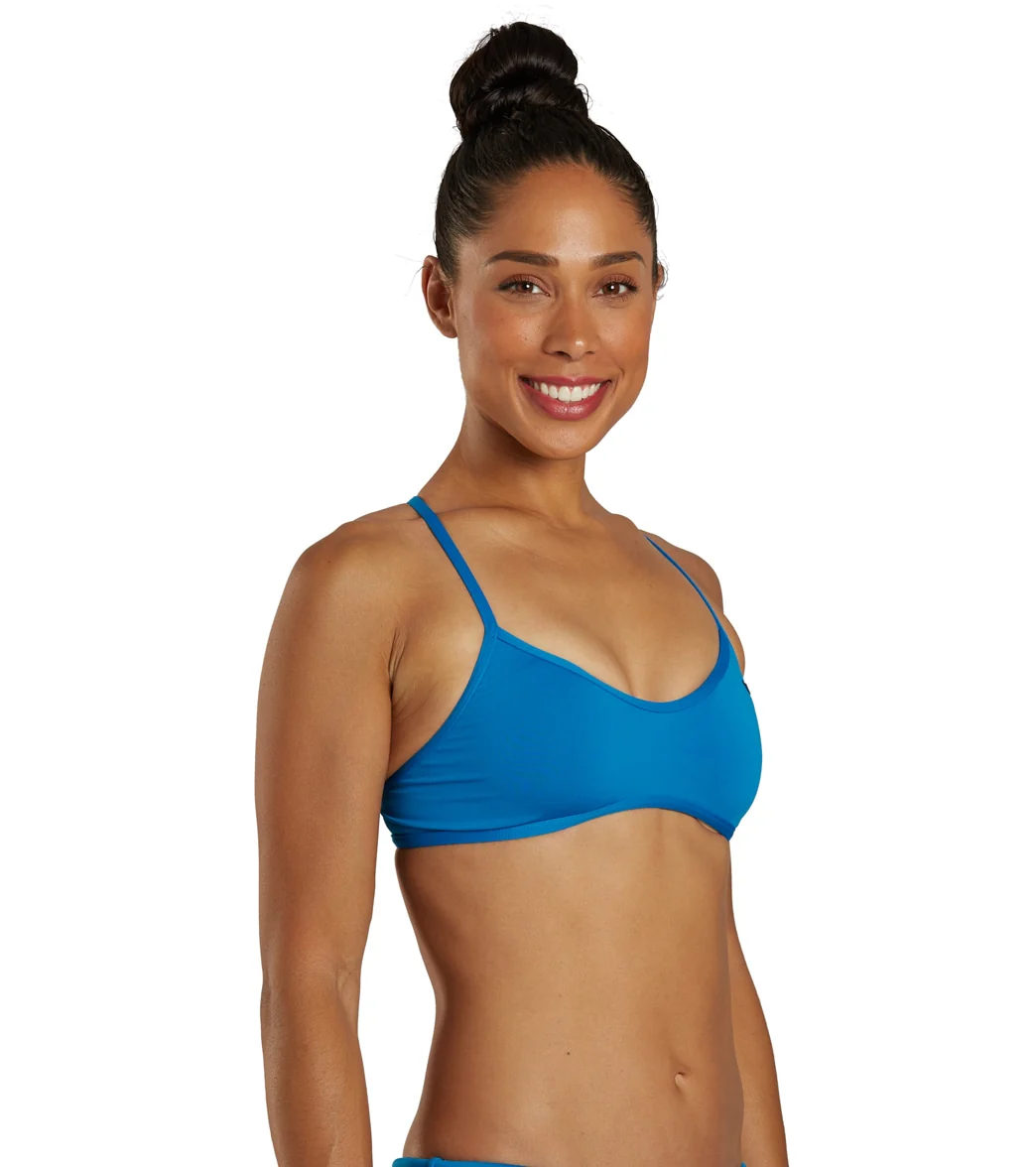TYR Women's Solid Trinity Bikini Top - Image 36