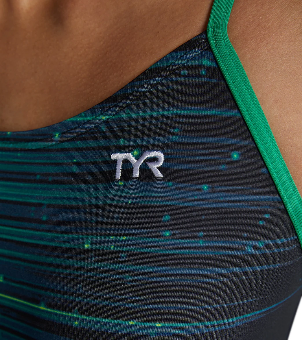 TYR Women's Speedwarp Durafast Elite Cutoutfit One Piece Swimsuit - Image 27