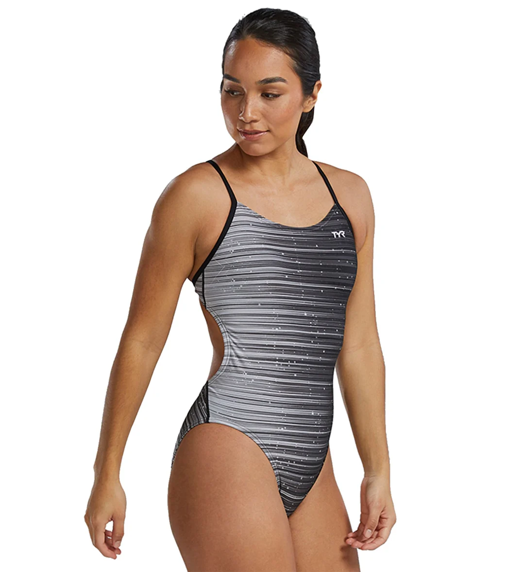 TYR Women's Speedwarp Durafast Elite Cutoutfit One Piece Swimsuit - Image 31