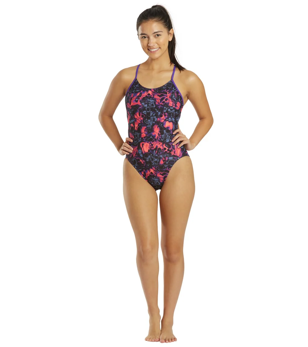 TYR Women's Spirit Fire Tetrafit One Piece Swimsuit - Image 4