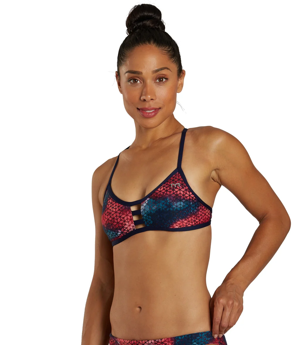 TYR Women's Starhex Pacific Tieback Bikini Top - Image 5