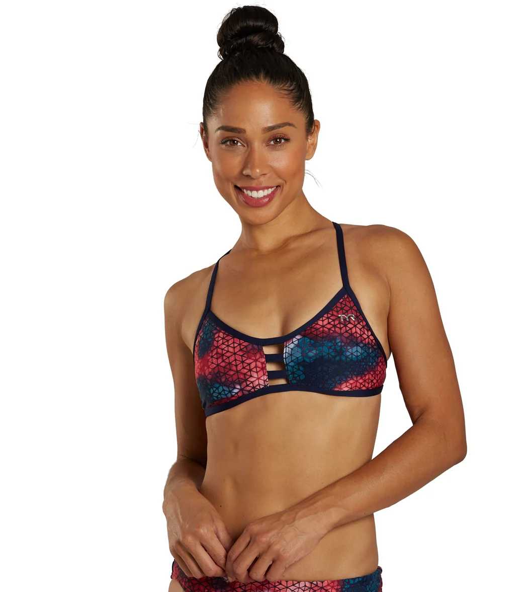TYR Women's Starhex Pacific Tieback Bikini Top - Image 7