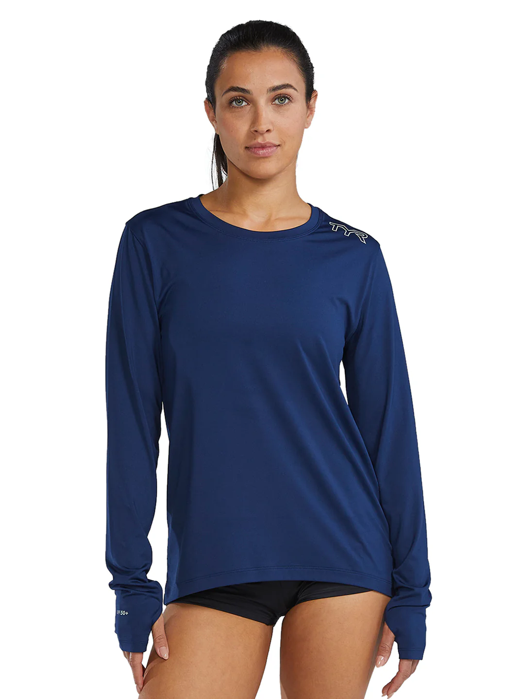 TYR Women's SunDefense Long Sleeve UPF 50+ Swim Shirt - Image 10