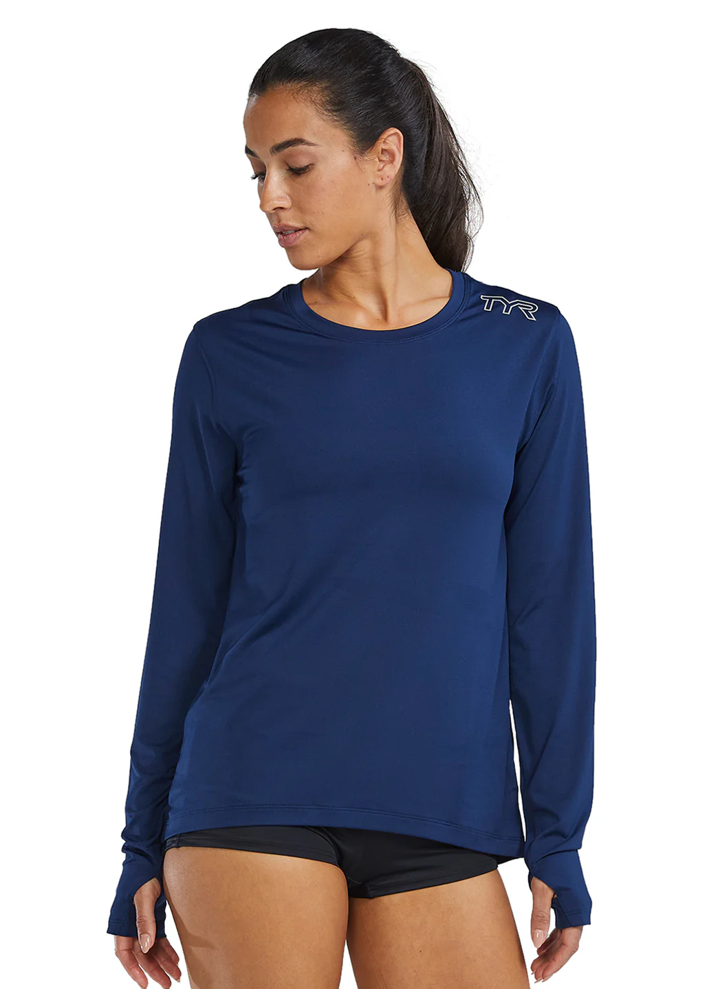 TYR Women's SunDefense Long Sleeve UPF 50+ Swim Shirt - Image 13