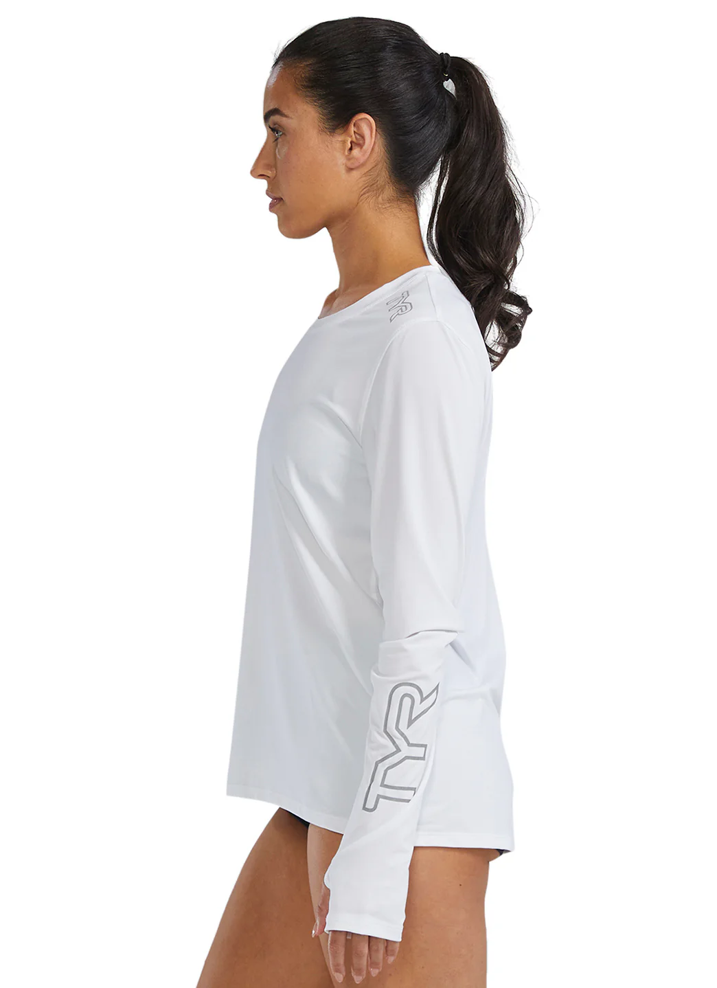 TYR Women's SunDefense Long Sleeve UPF 50+ Swim Shirt - Image 57