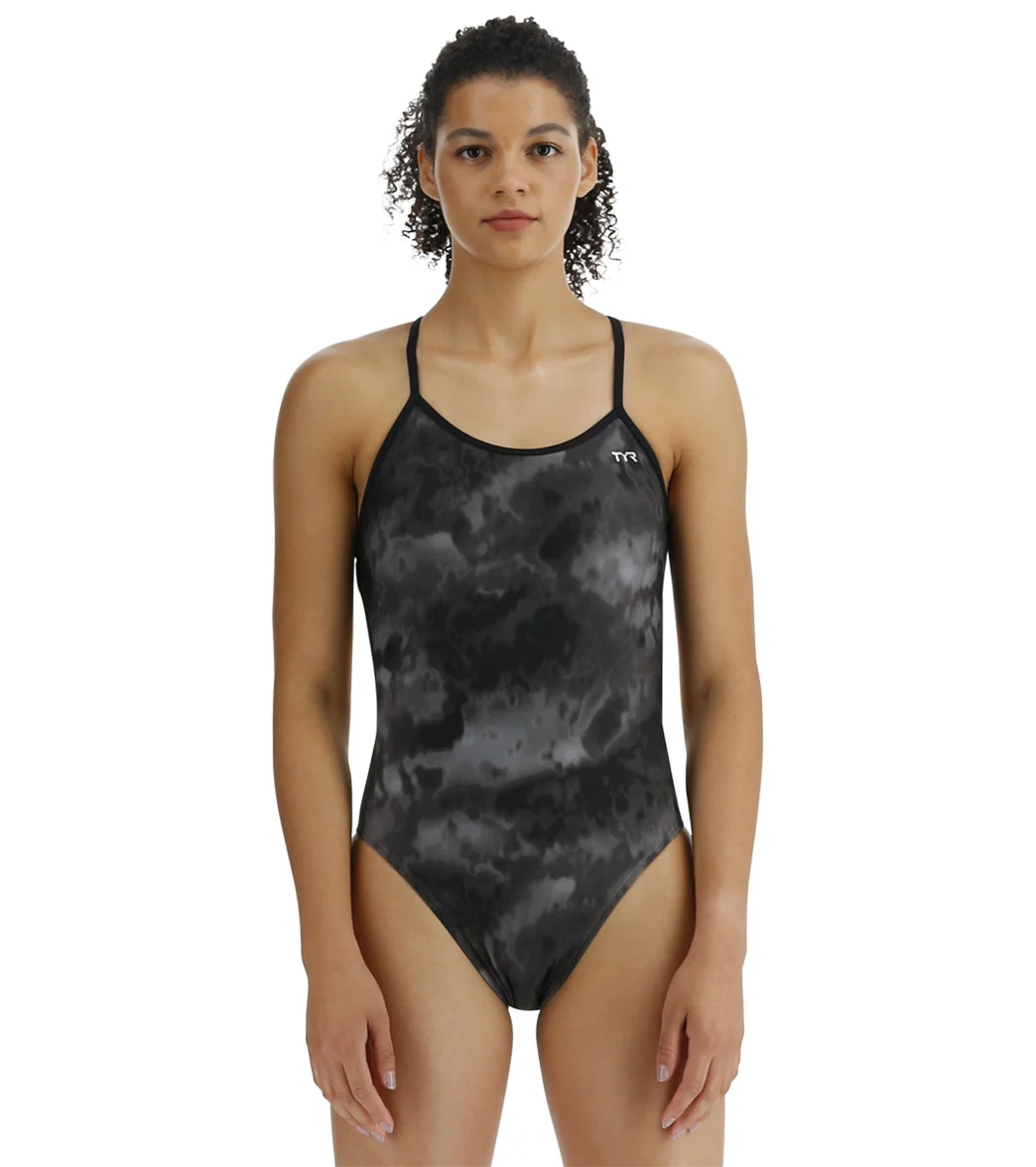 TYR Women's Turbulent Crosscut Tieback One Piece Swimsuit - Image 9