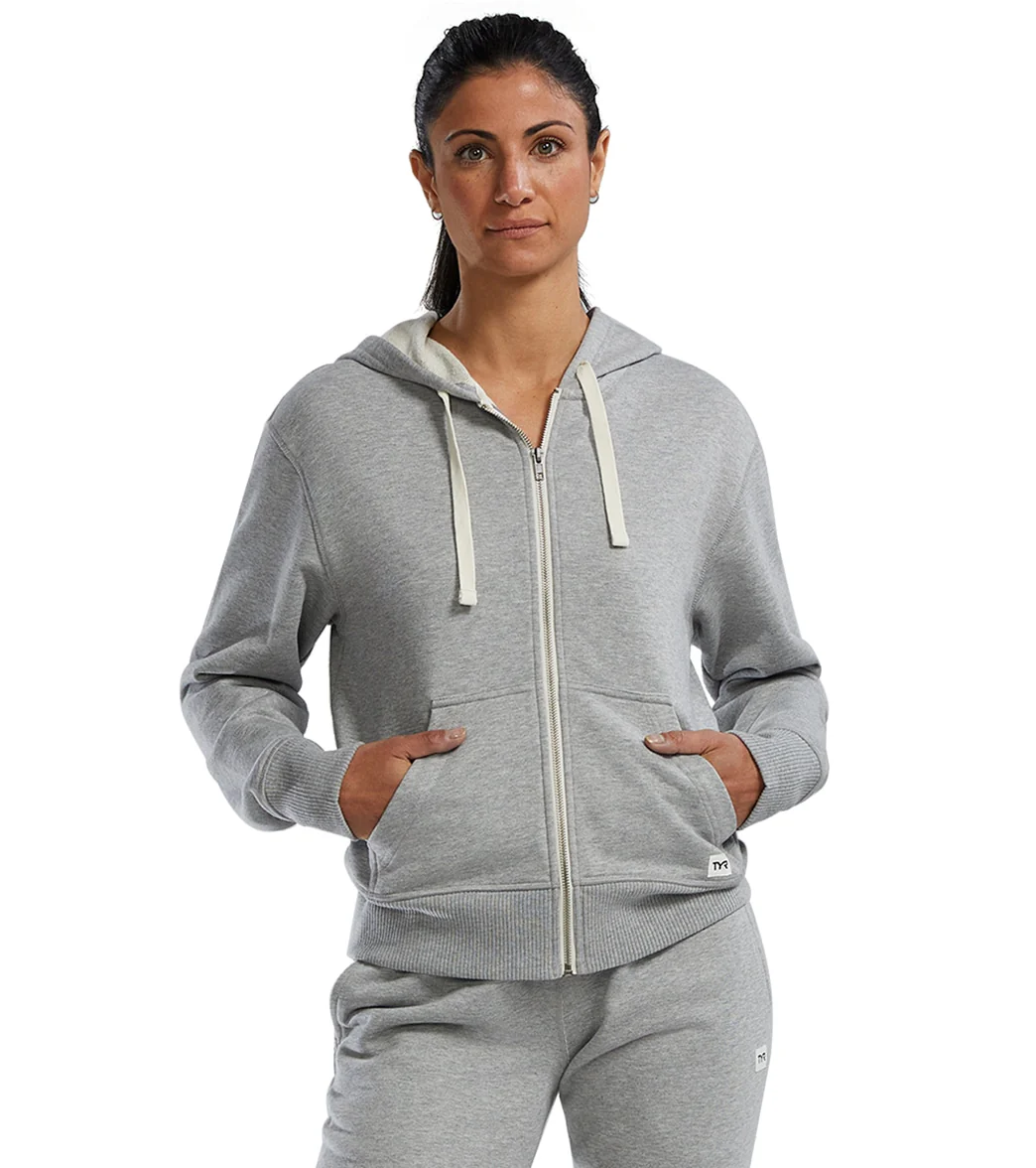 TYR Women's Ultrasoft Heavyweight Terry Full Zip Hoodie - Image 2