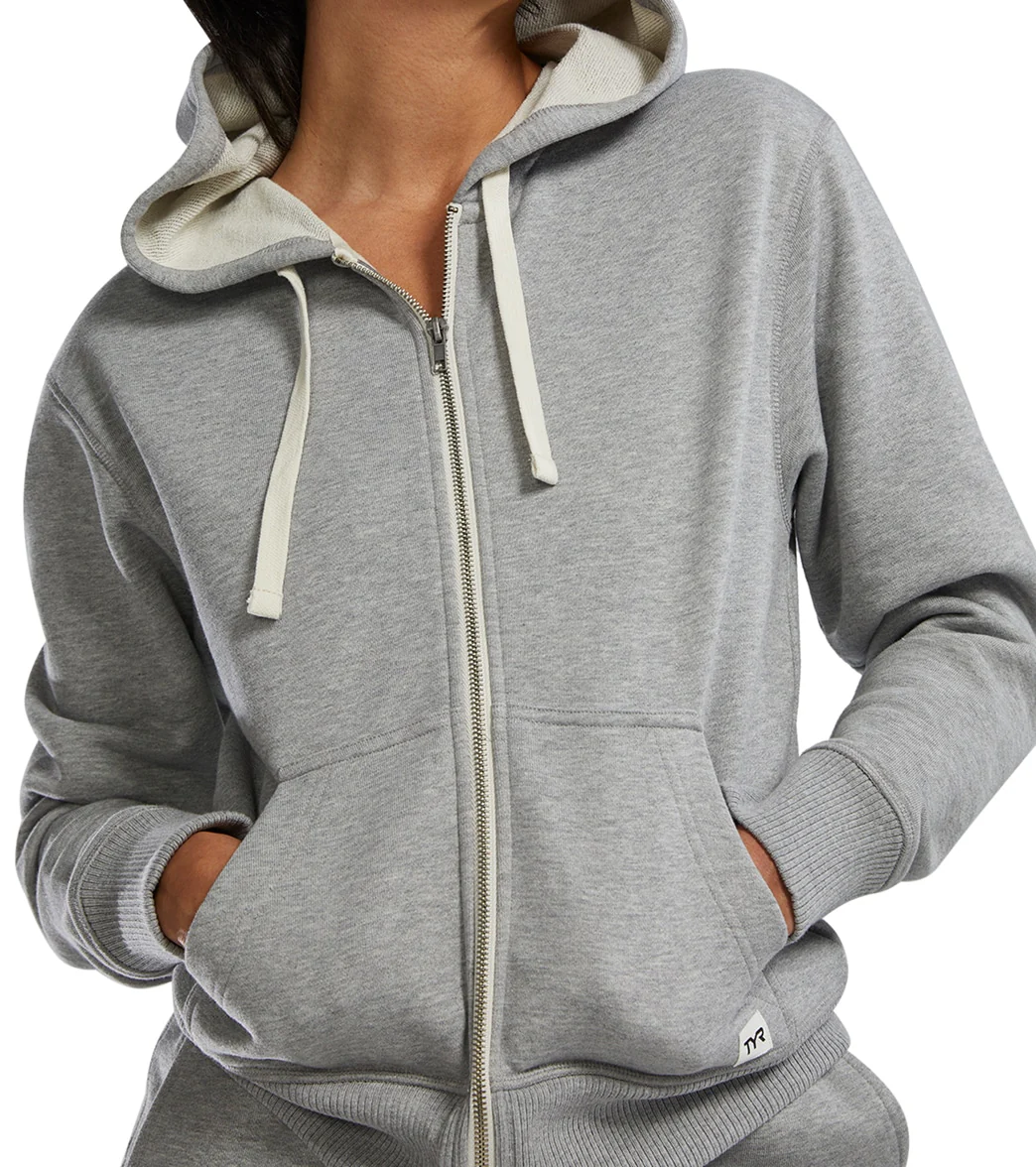TYR Women's Ultrasoft Heavyweight Terry Full Zip Hoodie - Image 7