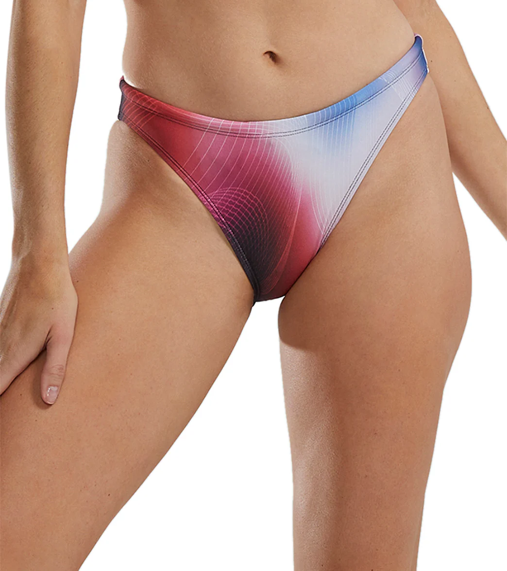 TYR Women's Unwaver Classic Full Coverage Bikini Bottom - Image 6