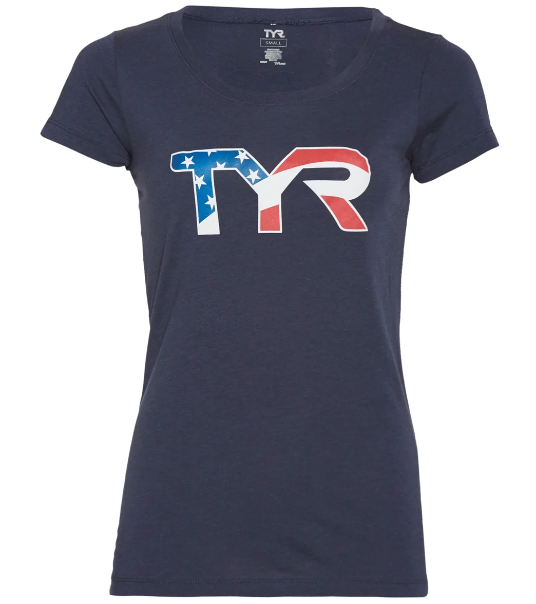 TYR Women's USA Graphic Tee - Image 2