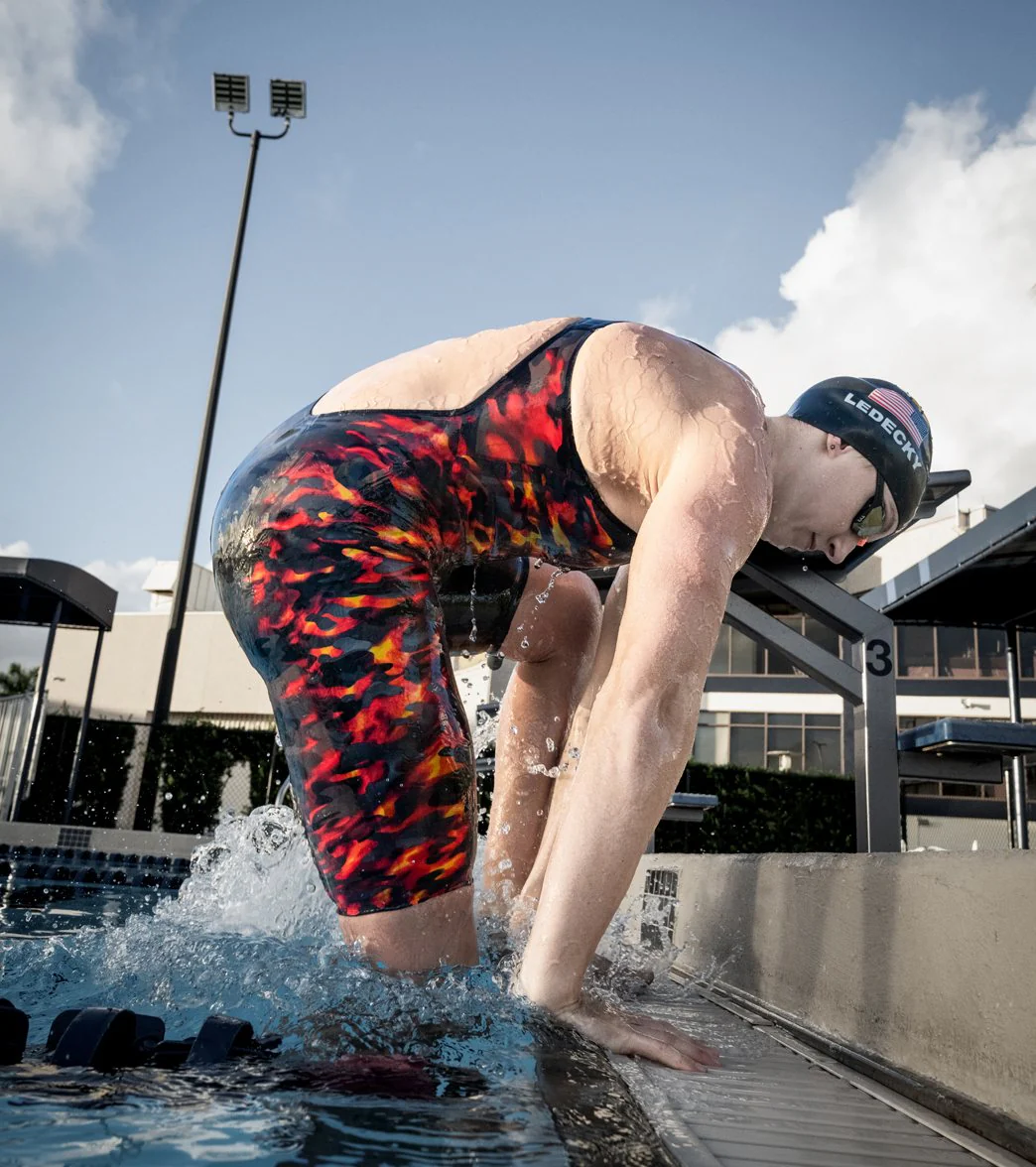 TYR Women's Venzo Camo Open Back Tech Suit Swimsuit - Image 17
