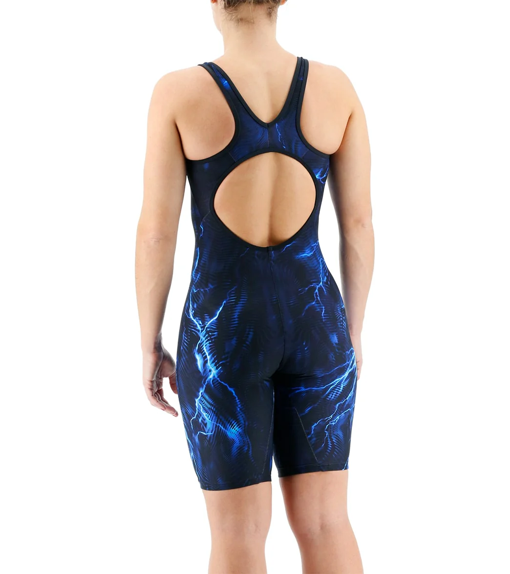 TYR Women's Venzo Phantom Oblivion Open Back Kneeskin Tech Suit Swimsuit - Image 13