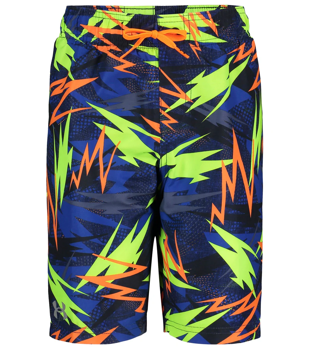 Under Armour Boys' Rowdy Bolts Volley Short (Little Kid, Big Kid) - Image 4