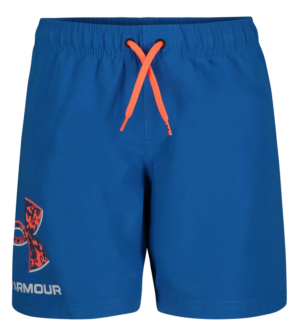 Under Armour Boys' UA Crystal Speckle Logo Volley Shorts (Big Kid) - Image 5