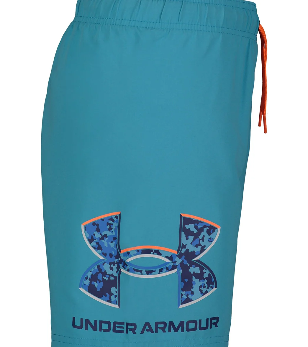 Under Armour Boys' UA Crystal Speckle Logo Volley Shorts (Big Kid) - Image 7