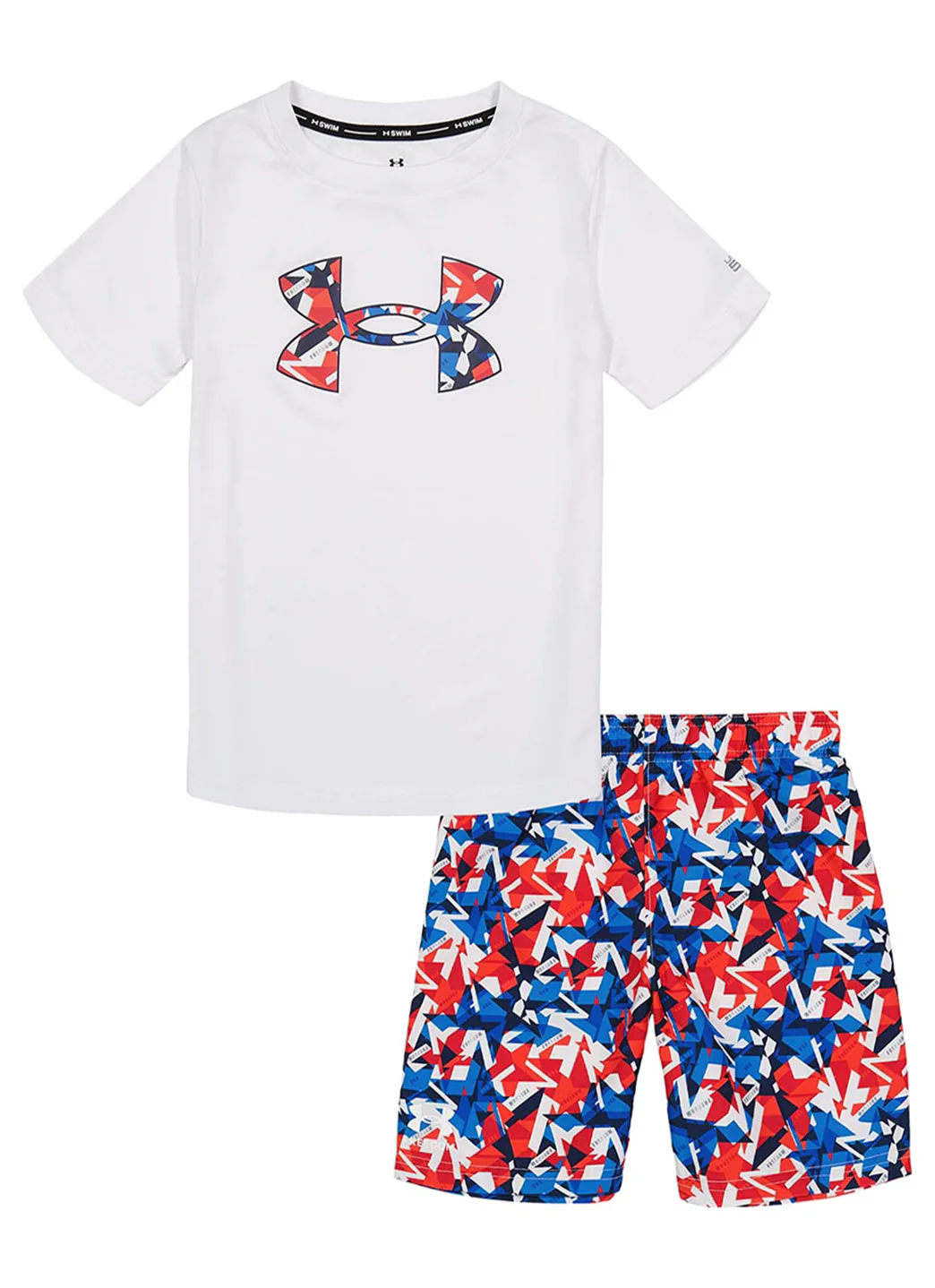 Under Armour Boys' UA Freedom Start Short Sleeve Swim Set (Toddler) - Image 4