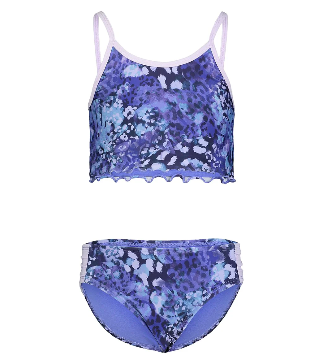 Under Armour Girls' UA Animal Tropic Two Piece Midkini Set (Little Kid) - Image 5