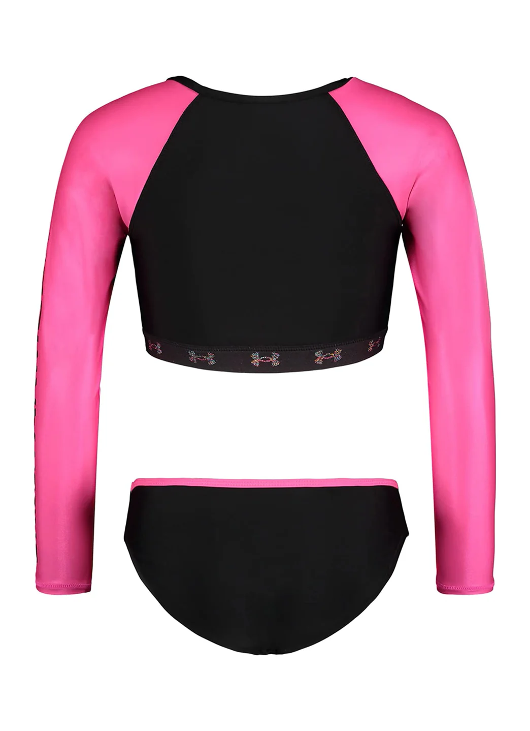 Under Armour Girls' UA Two Piece Rashguard Set (Little Kid, Big Kid) - Image 2
