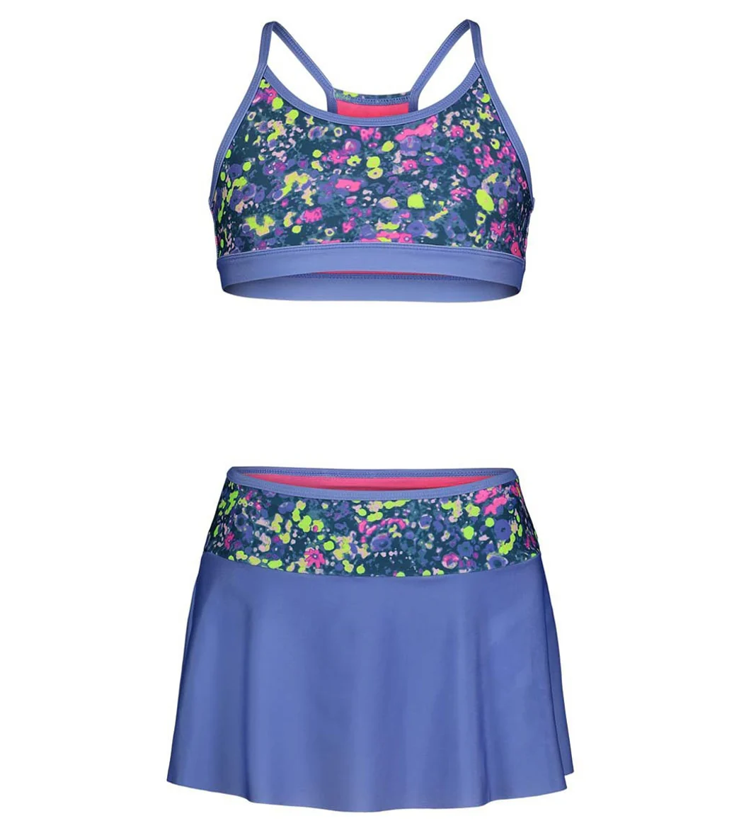 Under Armour Girls' UA Two Piece Swim Skirt Set (Toddler, Little Kid)